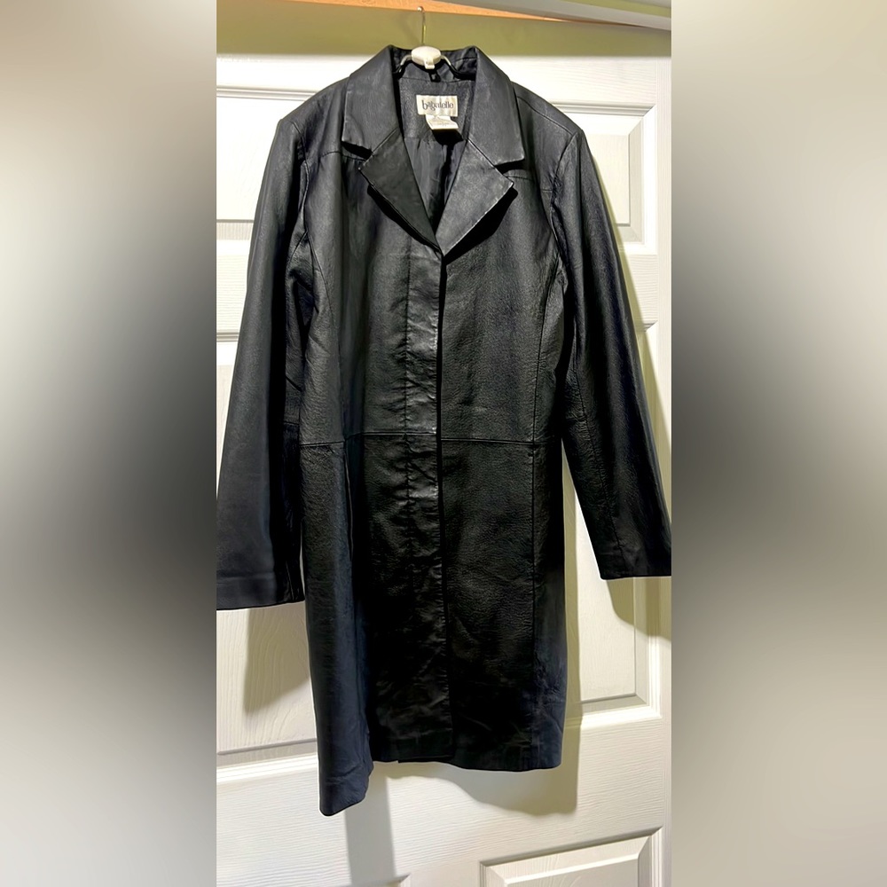 Long Leather Coat For Women